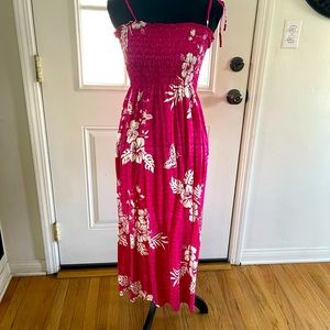 Pink Hawaiian Sun Dress size Medium
